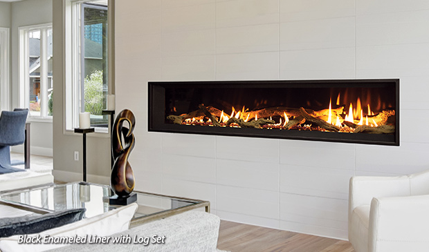 C72-6 modern Propane fireplace